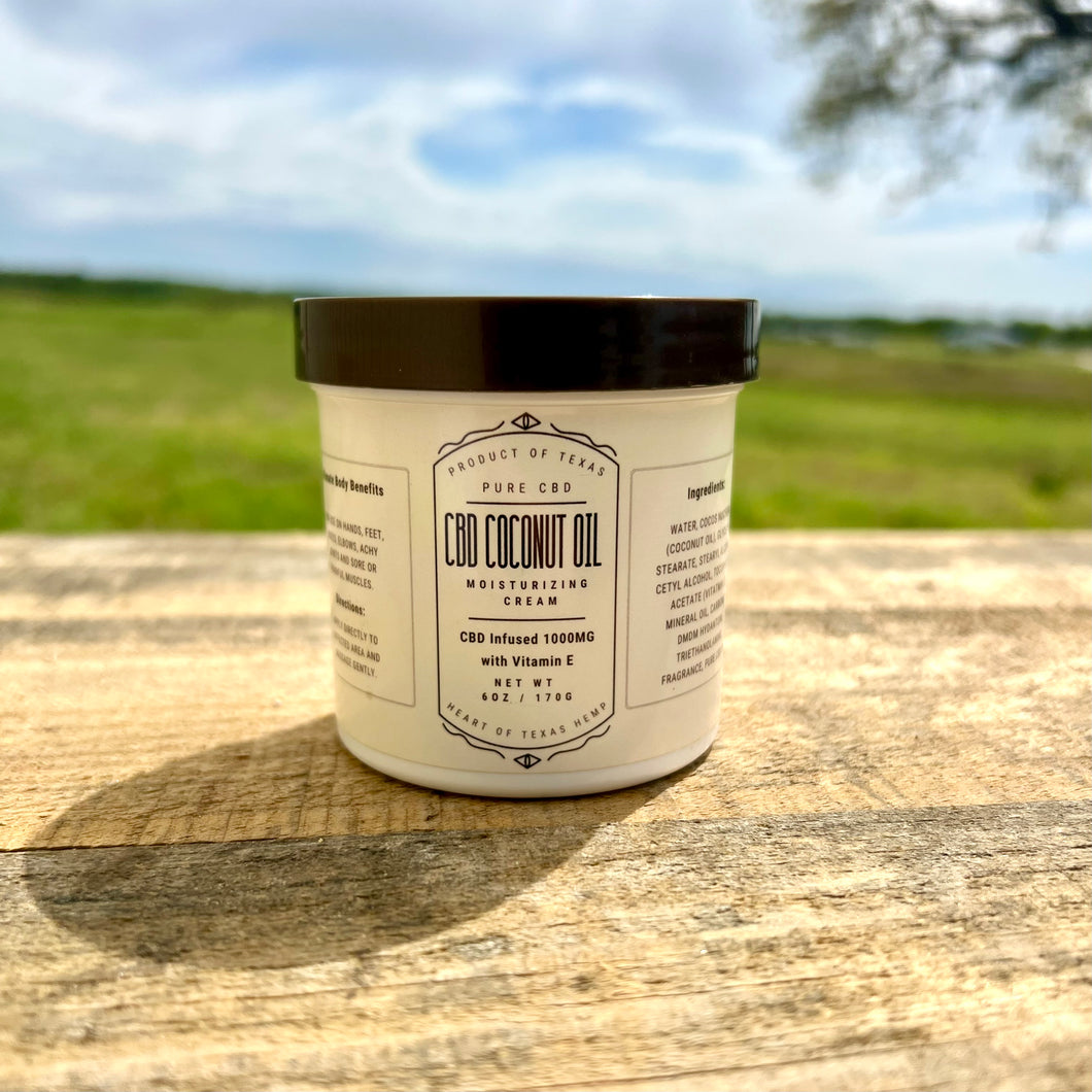 CBD Coconut Oil Moisturizing Cream