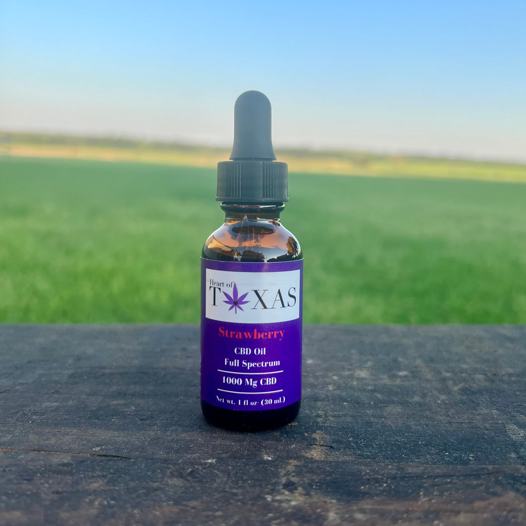 CBD Full Spectrum Tincture- Strawberry Flavored